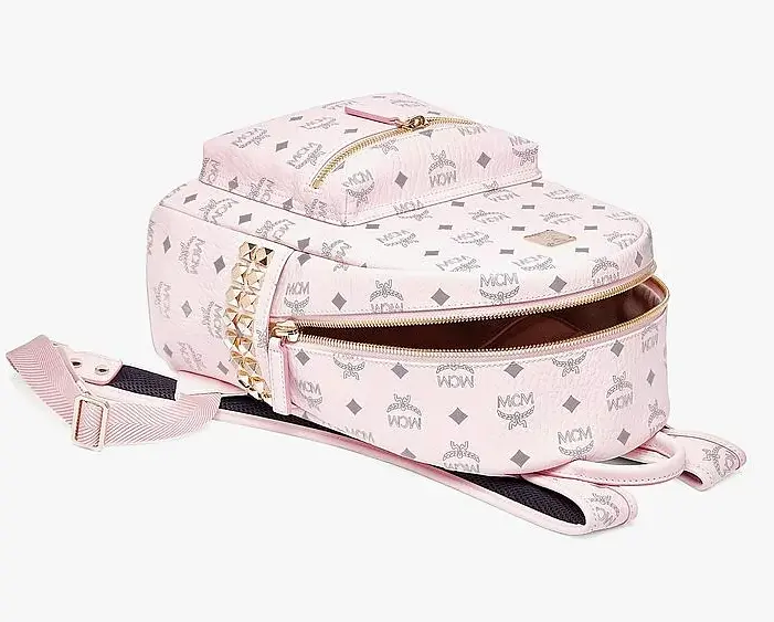 Balo MCM Stark Backpack Visetos 'Pink' MMKAAVE15QH001 - Ảnh 4