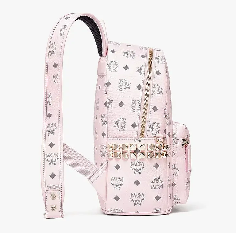Balo MCM Stark Backpack Visetos 'Pink' MMKAAVE15QH001 - Ảnh 3