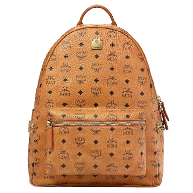 Balo MCM Stark Side Studs Backpack in Visetos MMK6SVE38CO001