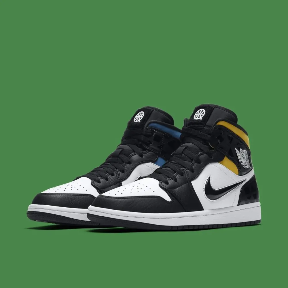 Alternative view of Giày Nike Air Jordan 1 Mid 'Quai 54' CJ9219-001