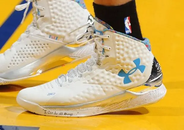 Alternative view of Giày Under Armour Curry 1 'Splash Party' 2022 3026050-100