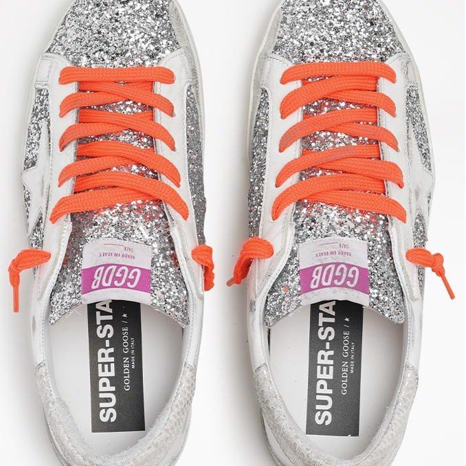 Giày Golden Goose Superstar Silver Ice GWF00104-F001630-70148 - Ảnh 4