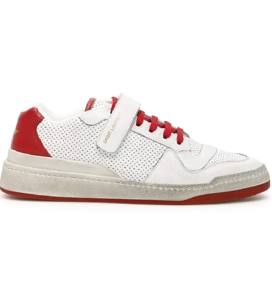 Giày Saint Laurent SL24 Velcro Sneakers 557624-04L20-9490