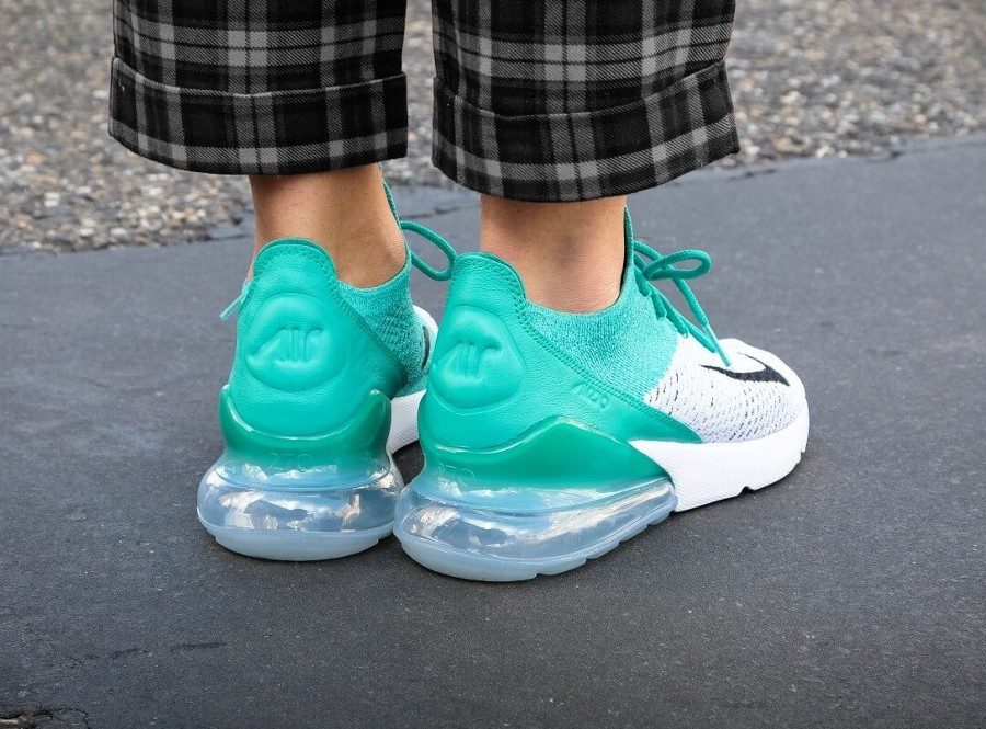 Giày Nike Air Max 270 Flyknit 'Clear Emerald' AH6803-300 - Ảnh 5