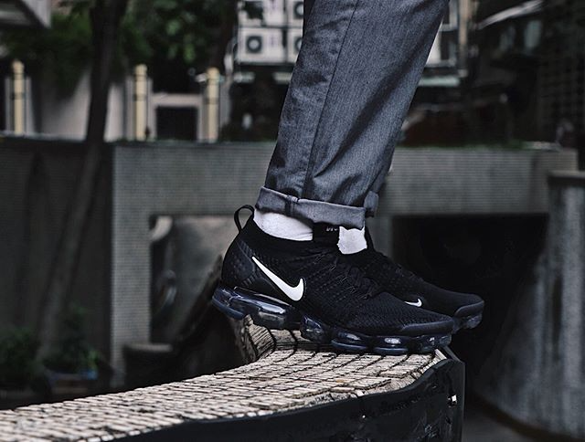 Giày Nike Air VaporMax Flyknit 2 'Black' 942842-001 - Ảnh 2