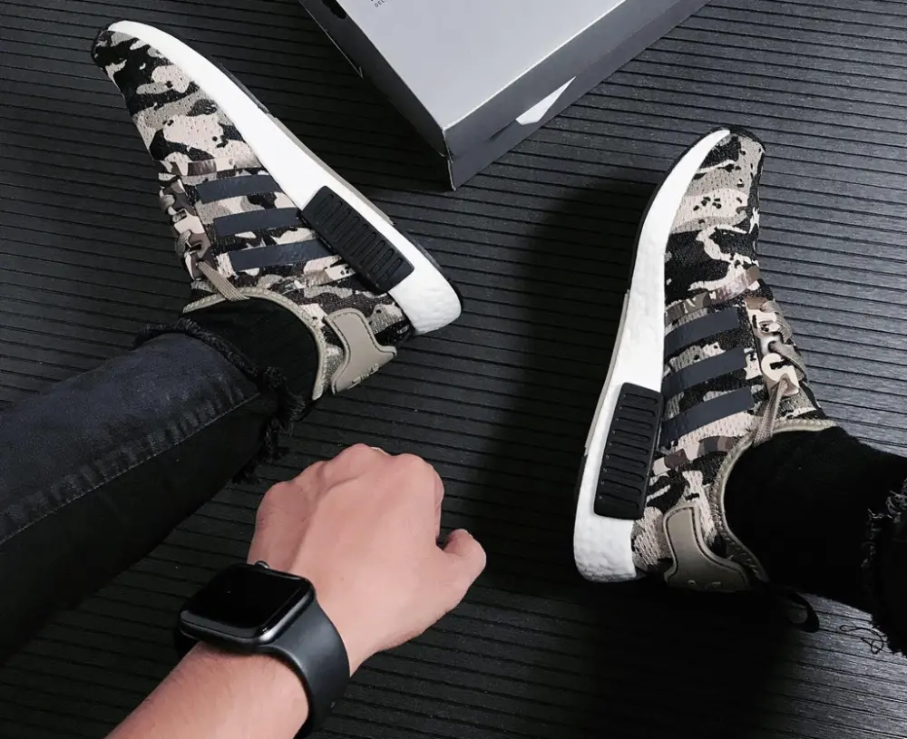 Alternative view of Giày Adidas NMD_R1 'Savanna Camo' FZ0076
