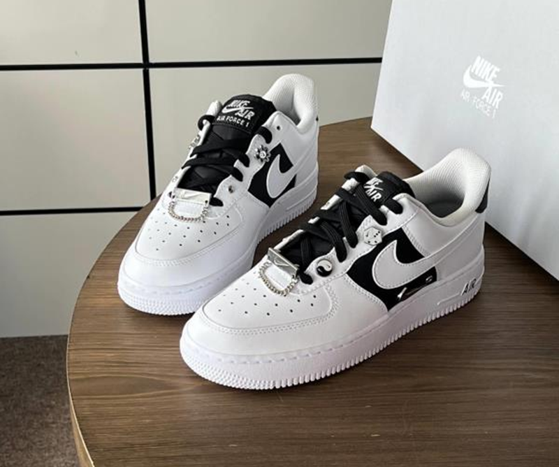 Giày Nike Air Force 1 '07 Premium 'Silver Chain' DA8571-100 - Ảnh 4