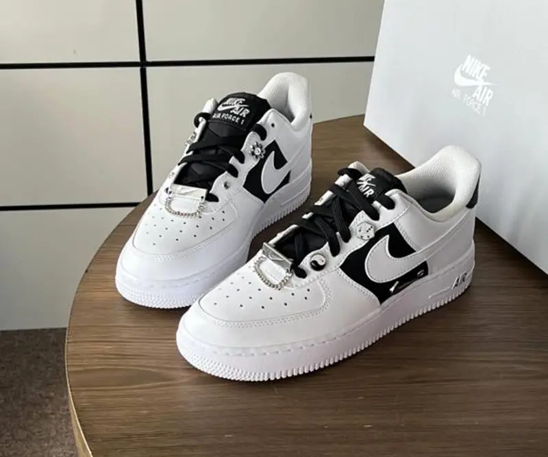 Giày Nike Air Force 1 '07 Premium 'Silver Chain' DA8571-100 - Ảnh 4