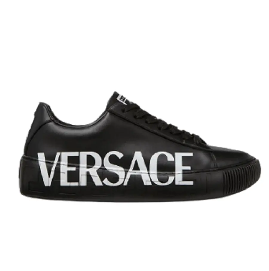 Giày Versace Greca Logo Trainers Black DST644D-DV51G-D4101