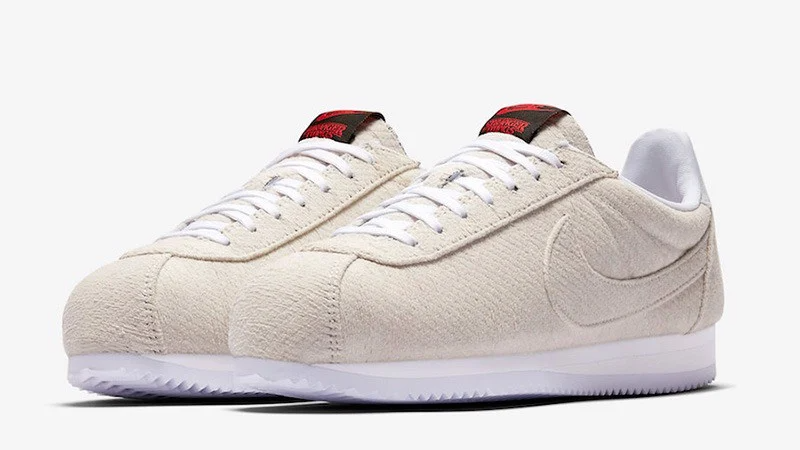 Giày Nike Classic Cortez Stranger Things Sail Upside Down Pack CJ6107-100 - Ảnh 2