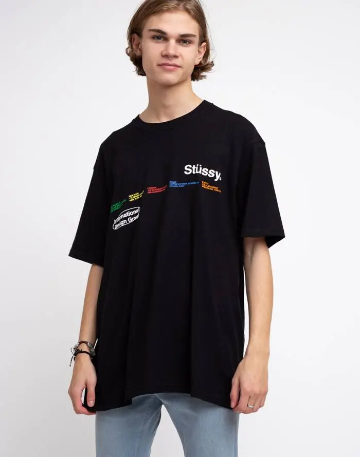Áo Stussy City Banners Tee 'Black' 1904568 - Ảnh 3