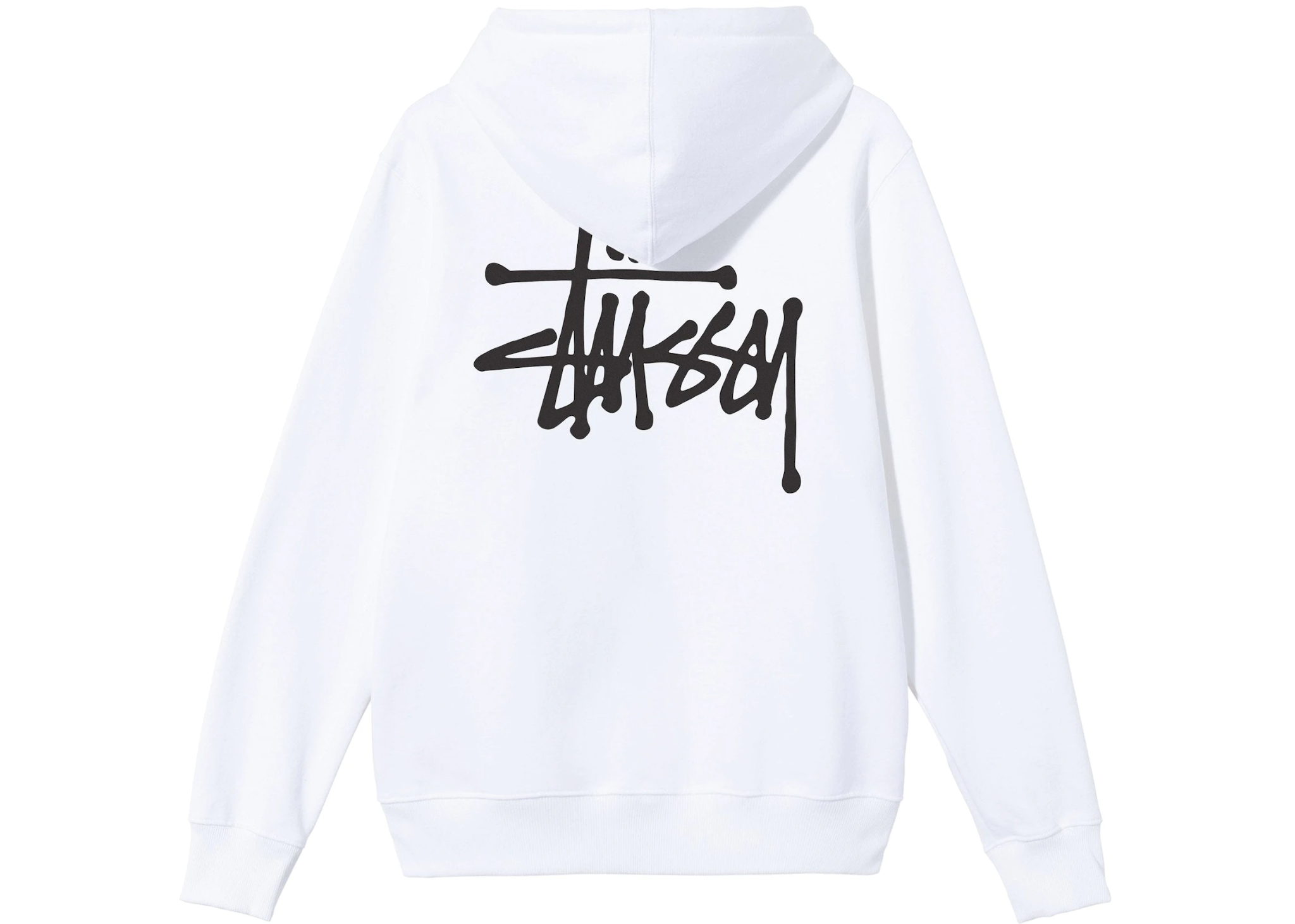 Áo Basic Hoodie Stussy 'White' 1924762-WHIT - Ảnh 2