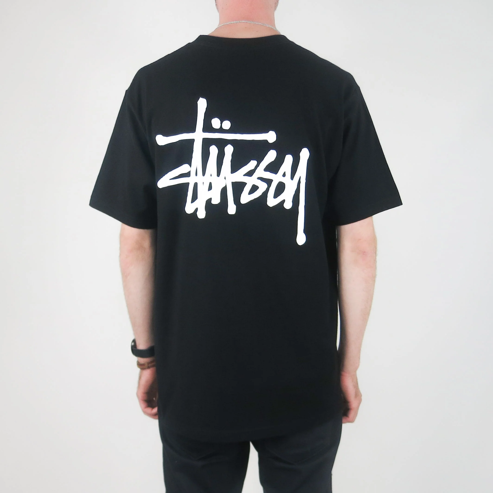 Áo Stussy Bones Stock T-Shirt 'Black' - Ảnh 2