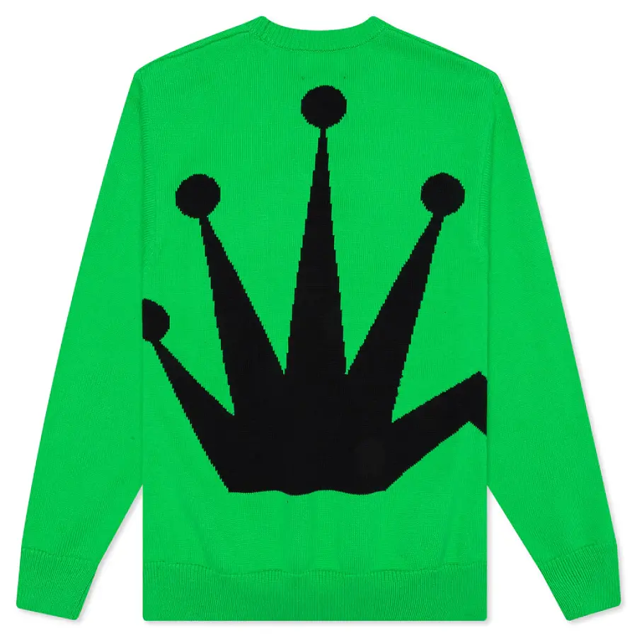 Áo Stussy Bent Crown Sweater 'Lime'