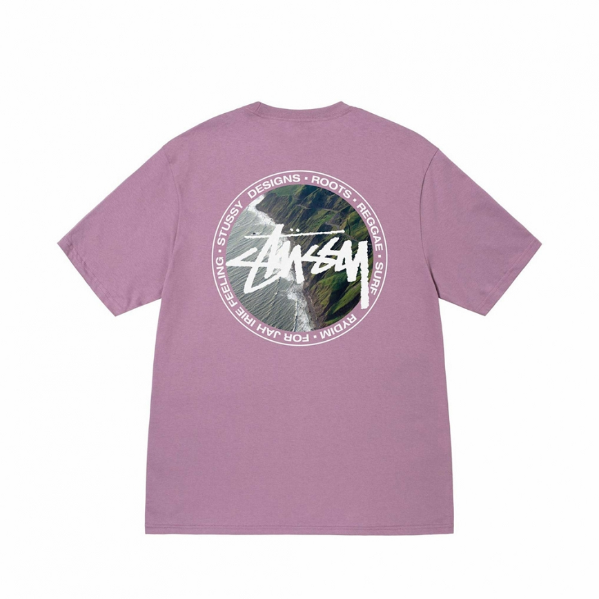 Áo Stussy Coastline Tee 'Purple' 1904817