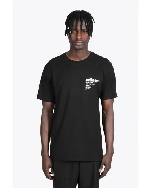 Alternative view of Áo Stussy SS22 Strawberry Tee 'Black'  1904769-BLK