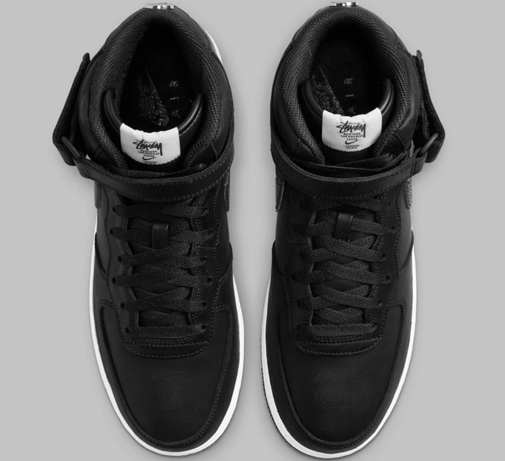 Giày Nike Air Force 1 '07 Mid SP 'Stussy Black' DJ7840-001 - Ảnh 5