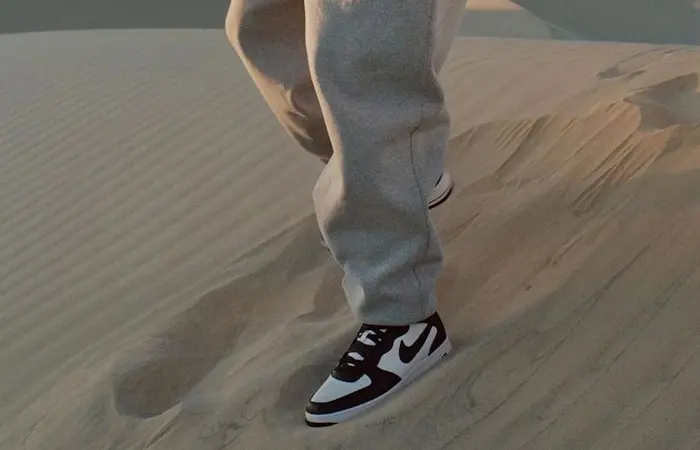 Alternative view of Giày Nike Air Force 1 Mid Stussy 'Light Bone' DJ7840-002
