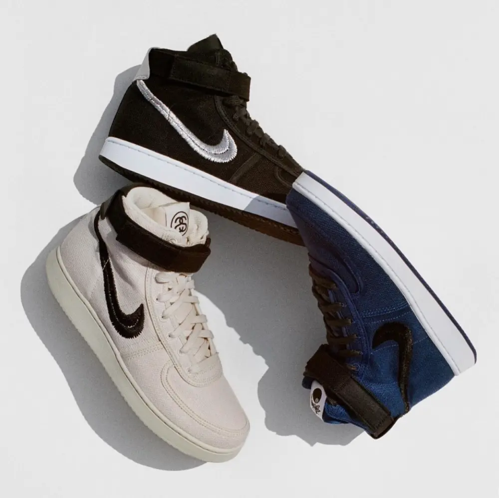 Giày Nike Vandal High 'Stussy Black' DX5425-001 - Ảnh 3