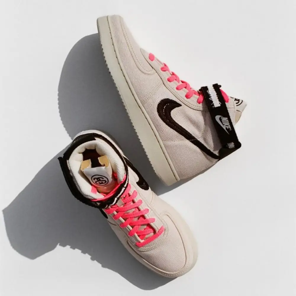 Giày Nike Vandal High 'Stussy Fossil' DX5425-200 - Ảnh 4