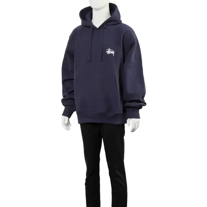 Áo Basic Hoodie Stussy 'Navy' 1924762-NAVY - Ảnh 5