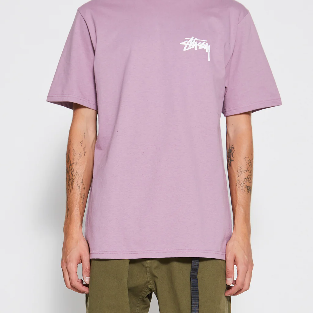 Áo Stussy Coastline Tee 'Purple' 1904817 - Ảnh 4