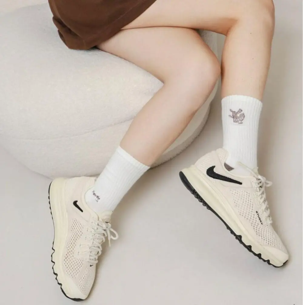 Giày Nike x Stussy Air Max 2013 'Fossil' DM6447-200 - Ảnh 4