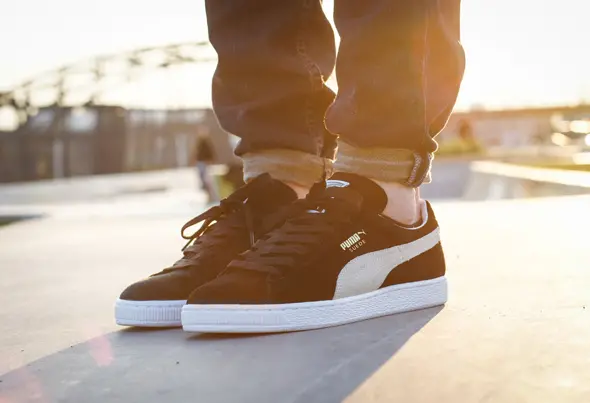 Giày Puma Suede Classic 'Black White' 352634-03 - Ảnh 6