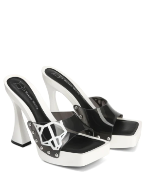 Alternative view of Giày cao gót Naked Wolfe SUNDAY 'BLACK WHITE'