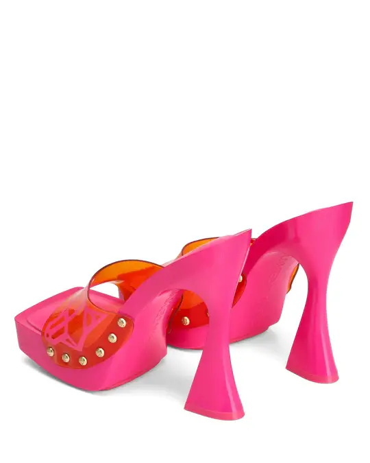Giày cao gót Naked Wolfe SUNDAY 'PINK ORANGE' - Ảnh 3