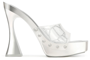 Giày cao gót Naked Wolfe SUNDAY 'SILVER'