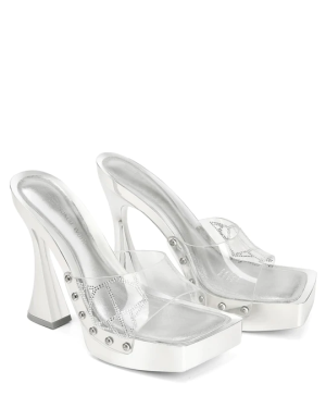 Alternative view of Giày cao gót Naked Wolfe SUNDAY 'SILVER'