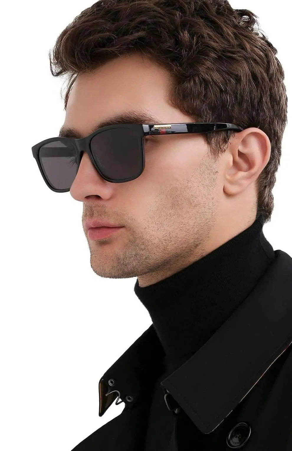 Kính Gucci Square Sunglasses 'Black' GG0746S-001 - Ảnh 7