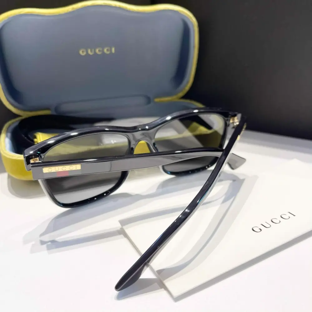 Kính Gucci Square Sunglasses 'Black' GG0746S-001 - Ảnh 5