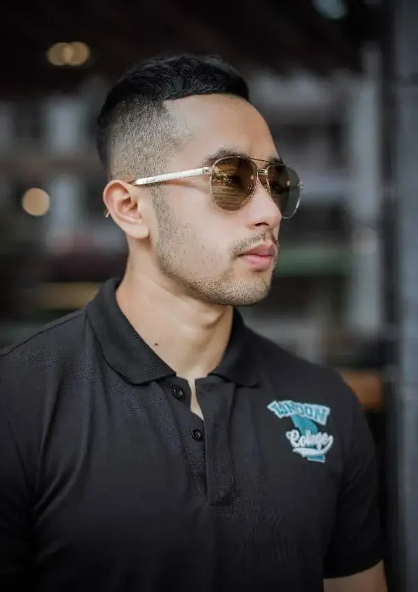 Kính Versace Sunglasses 'Gold' VE2209-1252 - Ảnh 3
