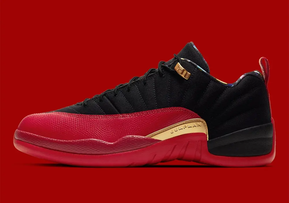 Giày Nike Air Jordan 12 Low SE GS 'Super Bowl' DH9695-001 - Ảnh 4