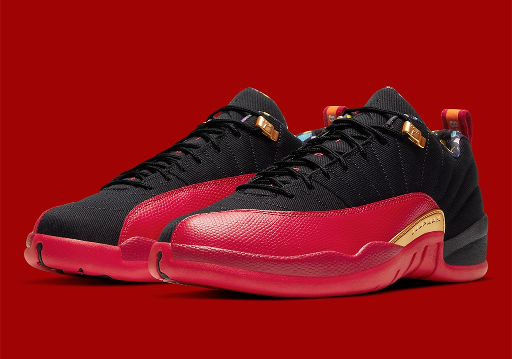 Giày Nike Air Jordan 12 Low SE GS 'Super Bowl' DH9695-001 - Ảnh 3