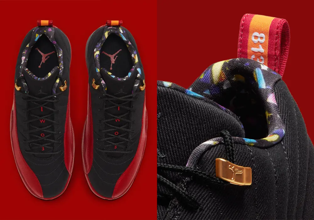 Giày Nike Air Jordan 12 Low SE GS 'Super Bowl' DH9695-001 - Ảnh 5