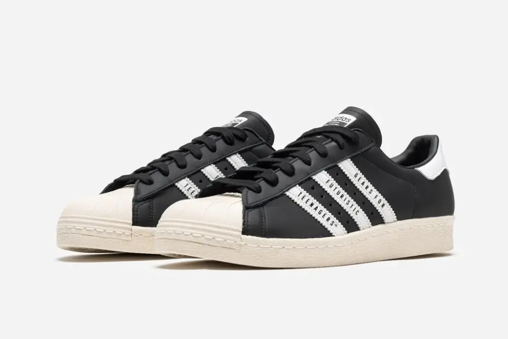 Alternative view of Giày Adidas Human Made x Superstar 'Gears For Futuristic Teenagers - Black' FY0729