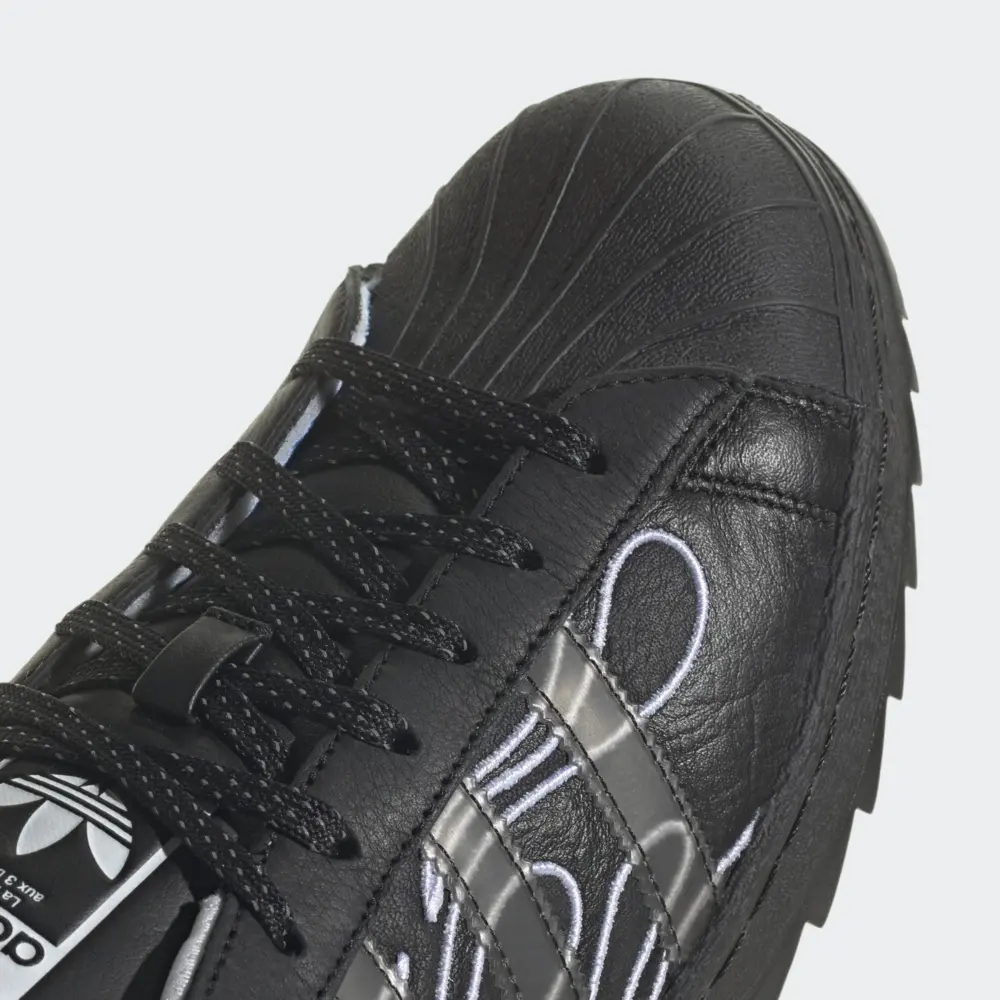 Giày Adidas No Sleep Rave Club x Superstar Ripple 'Core Black' ID2176 - Ảnh 7