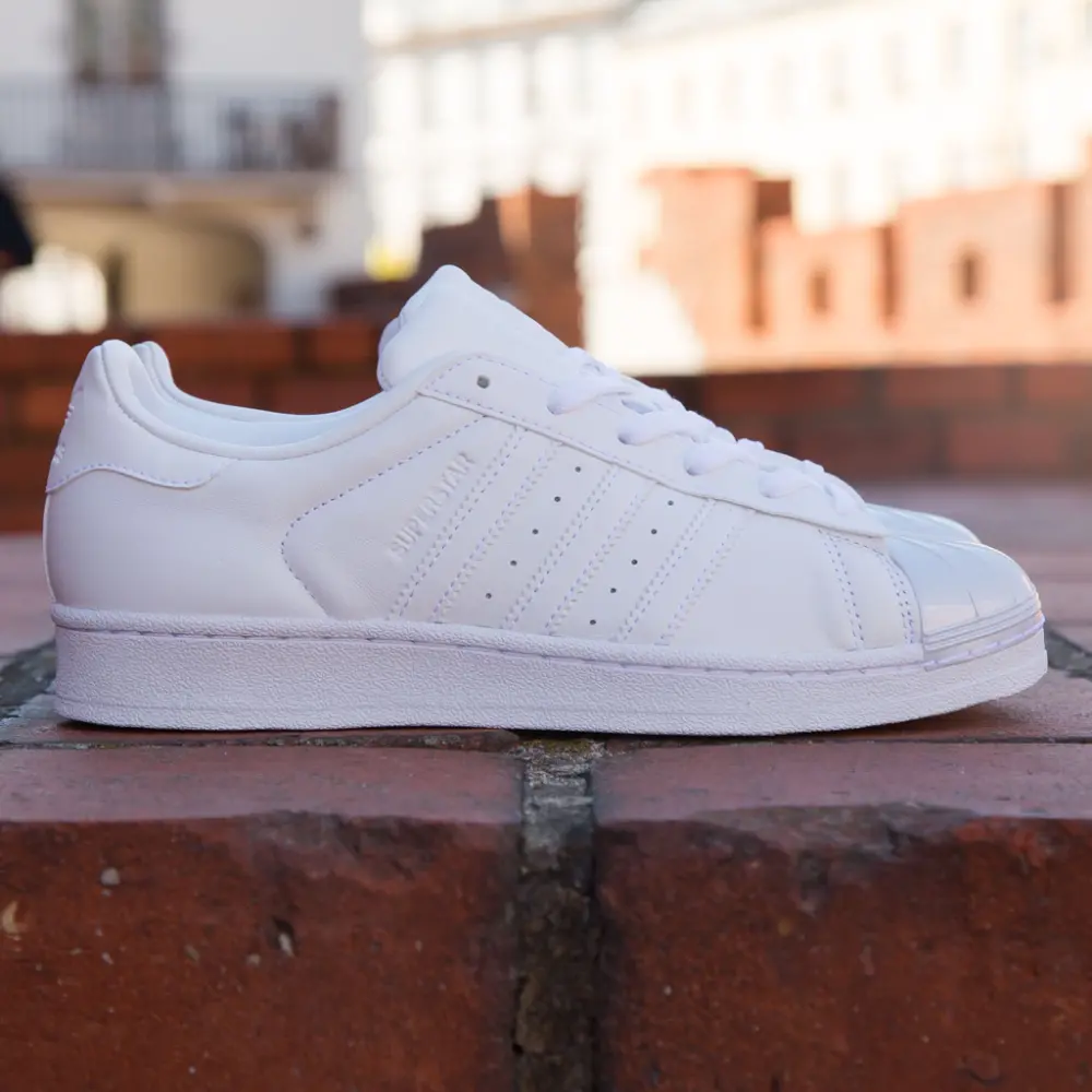 Alternative view of Giày Adidas Superstar White Glossy Toe BB0683