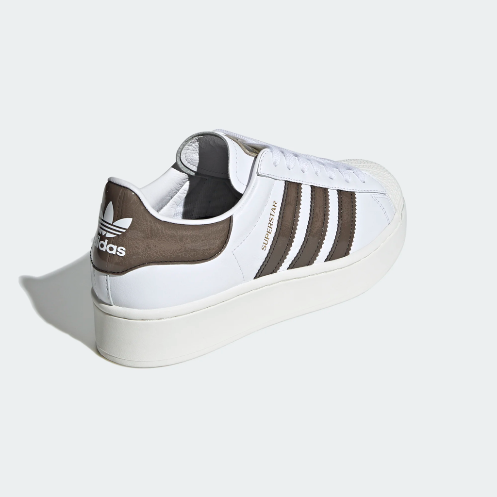 Giày Adidas Superstar 'Bold White Brown' FV3356 - Ảnh 4