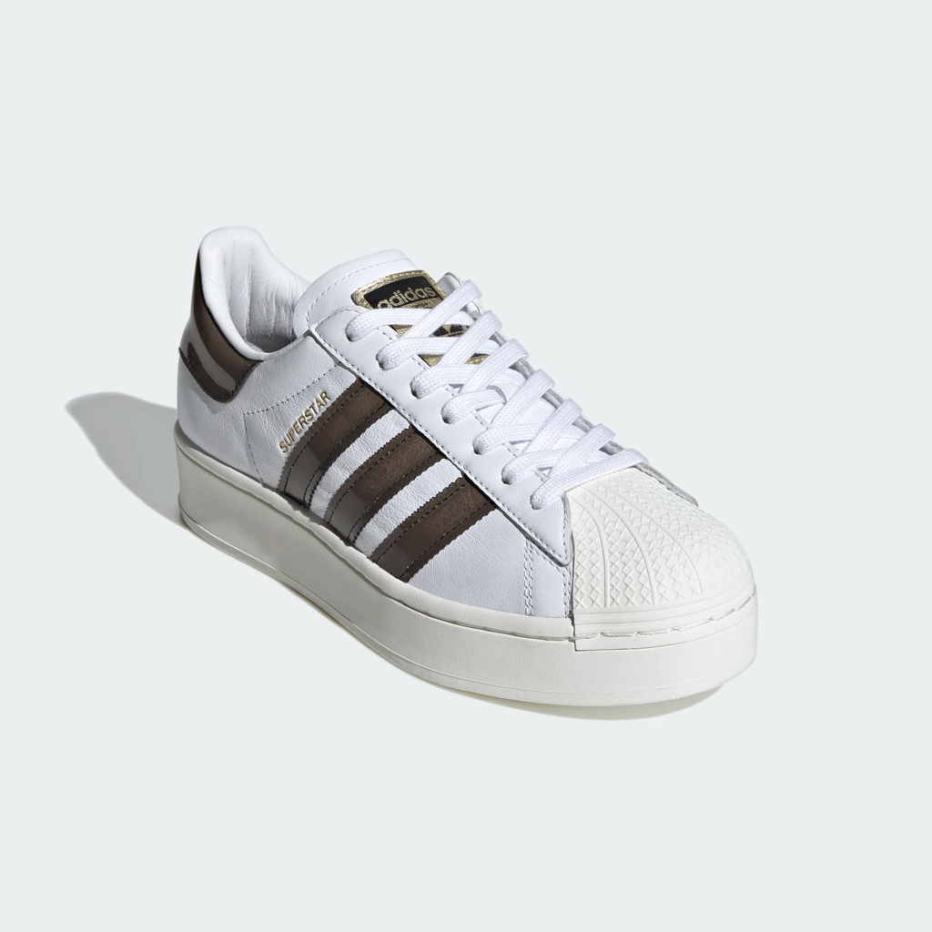 Giày Adidas Superstar 'Bold White Brown' FV3356 - Ảnh 3