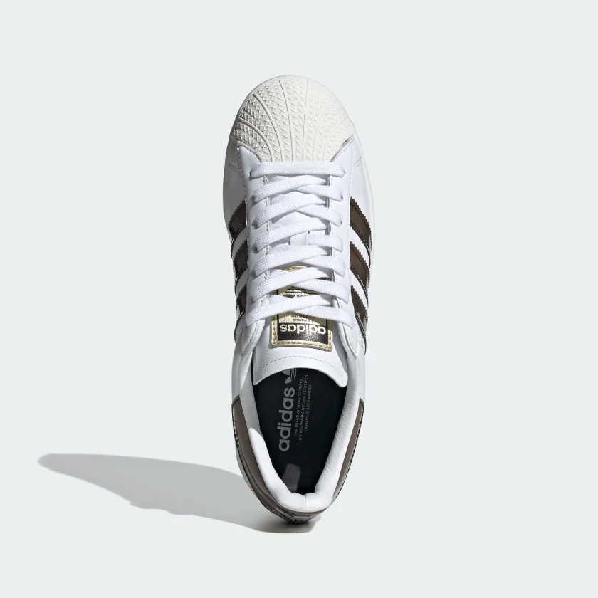 Giày Adidas Superstar 'Bold White Brown' FV3356 - Ảnh 6