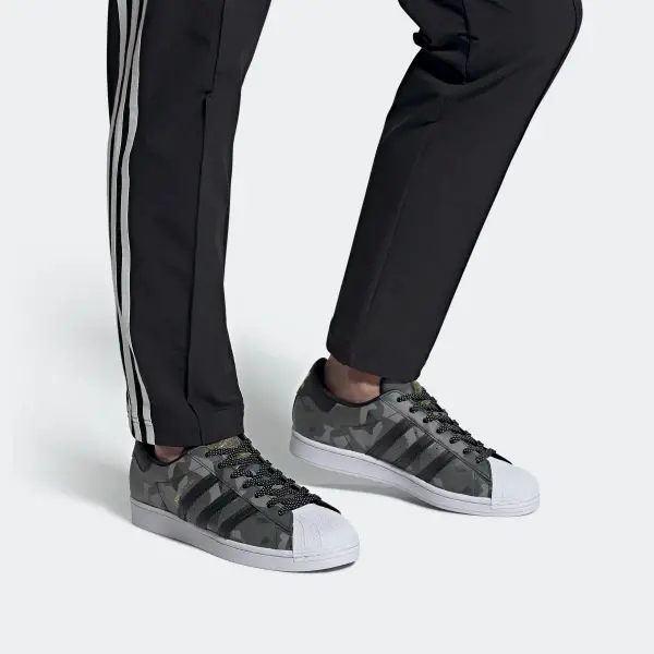 Giày Adidas Superstar 'Black Gold Camo' FW6012 - Ảnh 8