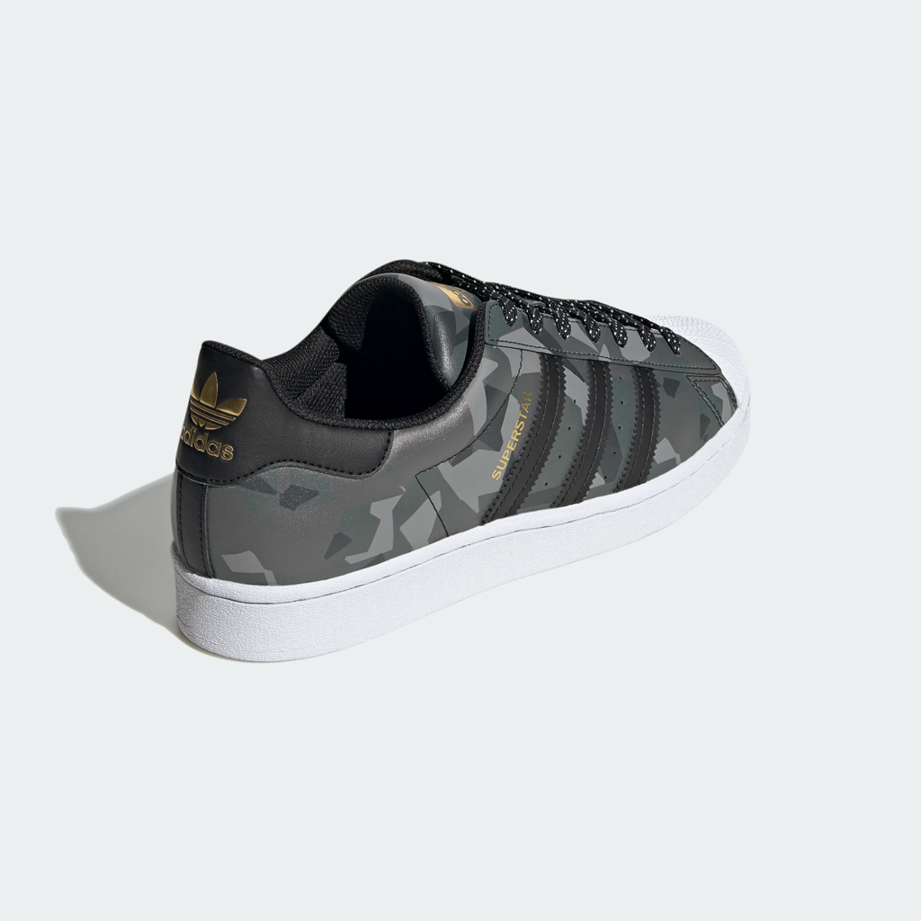 Giày Adidas Superstar 'Black Gold Camo' FW6012 - Ảnh 4