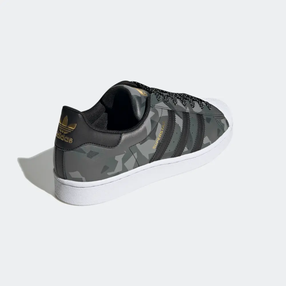 Giày Adidas Superstar 'Black Gold Camo' FW6012 - Ảnh 5