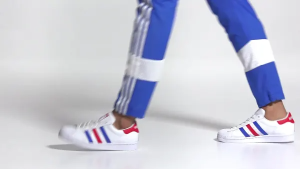 Giày Adidas Superstar 'White Red Blue' FV3033 - Ảnh 6