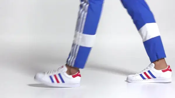 Giày Adidas Superstar 'White Red Blue' FV3033 - Ảnh 6