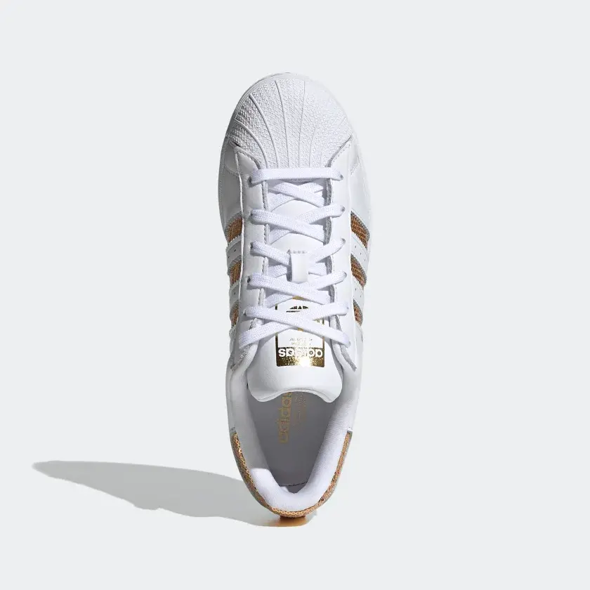 Giày Adidas Wmns Superstar 'White Gold Sequins' G55658 - Ảnh 6